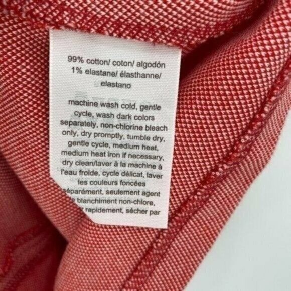 Tommy Hilfiger Womens Red Textured Fit & Flare 8 Knee Length Tank Dress NWT - Picture 5 of 10